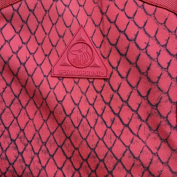 Sprayground Rython Backpack Red October Scale Pattern Bag - Picture 2 of 6
